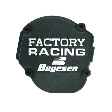Tapa de encendido BOYESEN Factory Racing negro - Kawasaki KX250 (90-04)