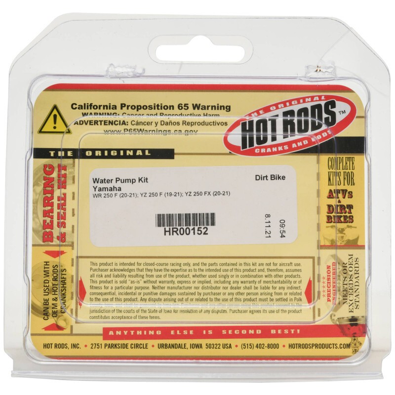 Kit de reparación de bomba de agua HOT RODS - Yamaha WR 250 F / YZ 250 F/FX