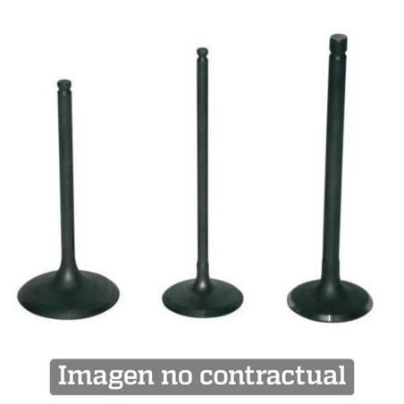 Válvula de acero Prox Ø30.00 longitud 83.45 Øcuello 5.00 Admisión