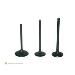 Válvula de acero Prox Ø32.00 longitud 92.70 Øcuello 6.00 escape