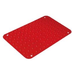 Placa antideslizante BIKE LIFT 550x340mm rojo