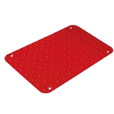 Placa antideslizante BIKE LIFT 550x340mm rojo