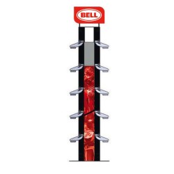 Expositor BELL 10 cascos - 600 x 500 x H2100MM Cartón (Pequeño) 2/2 (Forma pack con 980771)