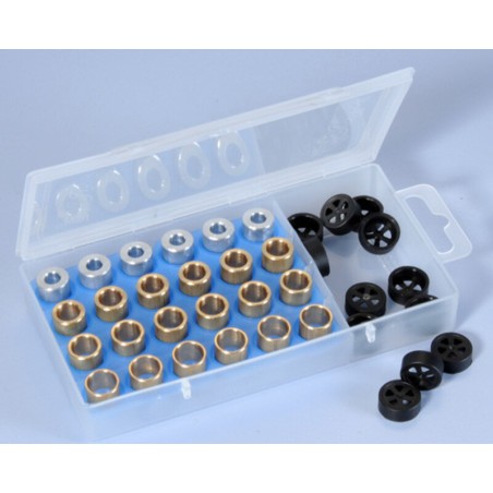 Caja de rodillos POLINI 15x12mm 2,5-3-3,5-4gr - 24 piezas