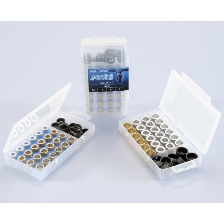 Caja de rodillos POLINI 16x13mm 3,5-4-4,5-5gr - 24 piezas