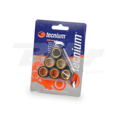 Rodillos de variador TECNIUM 25x22,2mm 20gr - 6 piezas
