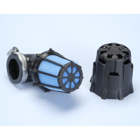 Filtro de aire POLINI Air Box Small (con tapa de plástico) 90° Ø37mm