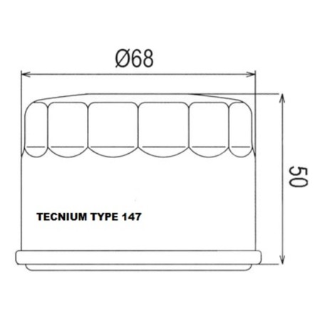 Filtro de aceite TECNIUM - 794803