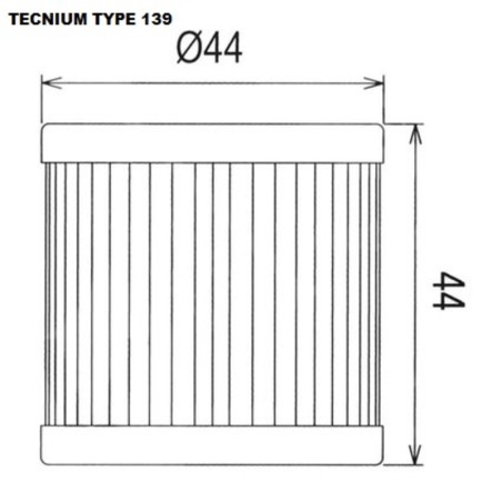 Filtro de aceite TECNIUM - 793802