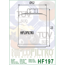 Filtro de aceite HIFLOFILTRO - HF197 2