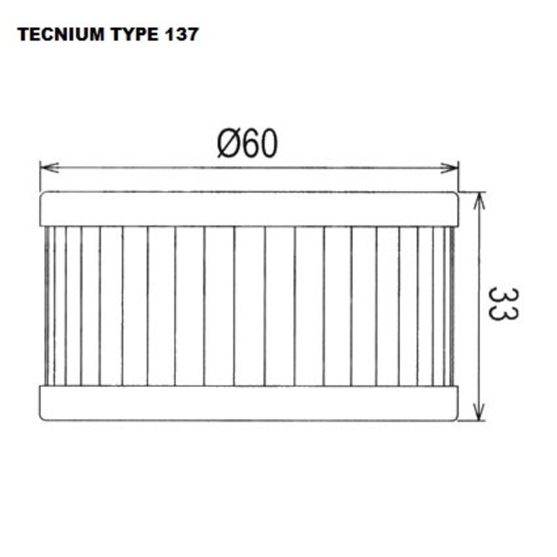 Filtro de aceite TECNIUM - 793806