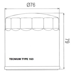 Filtro de aceite TECNIUM - 798800 2