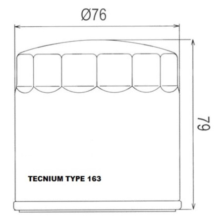 Filtro de aceite TECNIUM - 798800