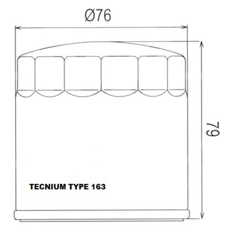 Filtro de aceite TECNIUM - 798800