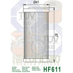 Filtro de aceite HIFLOFILTRO - HF611 2