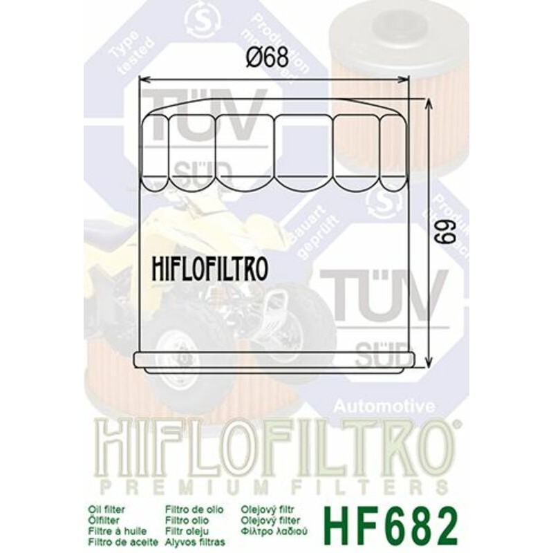 Filtro de aceite HIFLOFILTRO - HF682