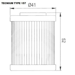 Filtro de aceite TECNIUM - 795801 2