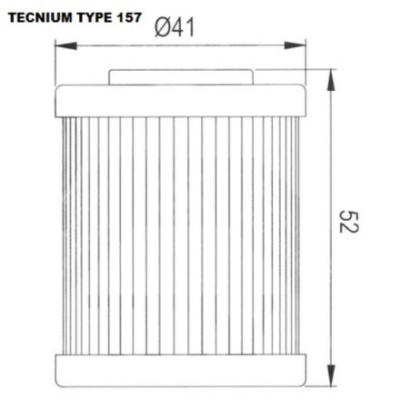 Filtro de aceite TECNIUM - 795801