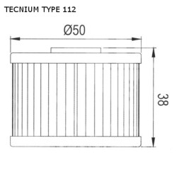 Filtro de aceite TECNIUM - 791803 2