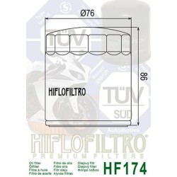 Filtro de aceite HIFLOFILTRO cromo - HF174C 2