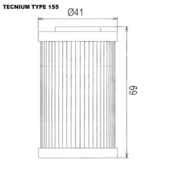 Filtro de aceite TECNIUM - 795800 2