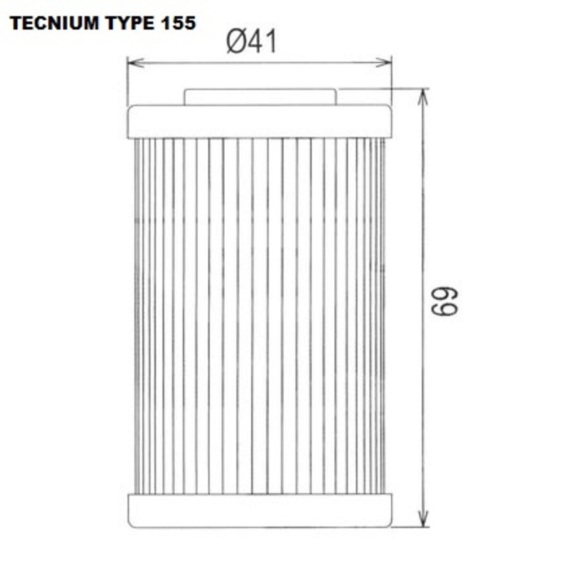 Filtro de aceite TECNIUM - 795800