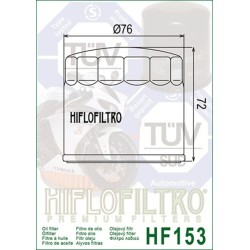 Filtro de aceite HIFLOFILTRO Racing - HF153RC 2