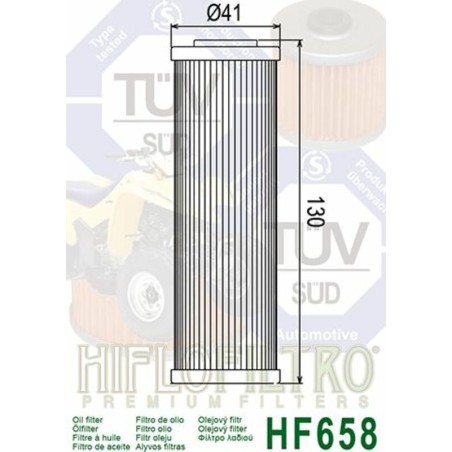 Filtro de aceite HIFLOFILTRO - HF650