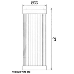 Filtro de aceite TECNIUM - 795803 2