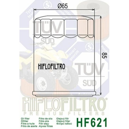 Filtro de aceite HIFLOFILTRO - HF621