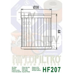 Filtro de aceite HIFLOFILTRO - HF207 2