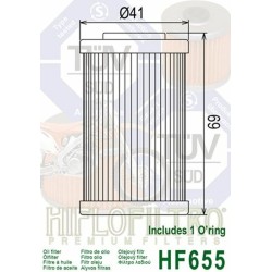 Filtro de aceite HIFLOFILTRO - HF655 2