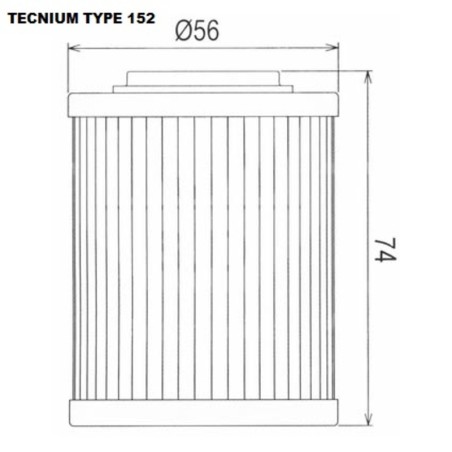 Filtro de aceite TECNIUM - 796801