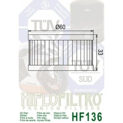 Filtro de aceite HIFLOFILTRO - HF136 2