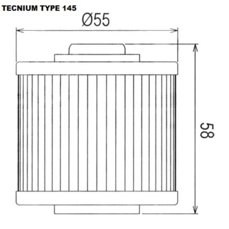 Filtro de aceite TECNIUM - 794801