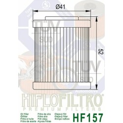 Filtro de aceite HIFLOFILTRO - HF157 2