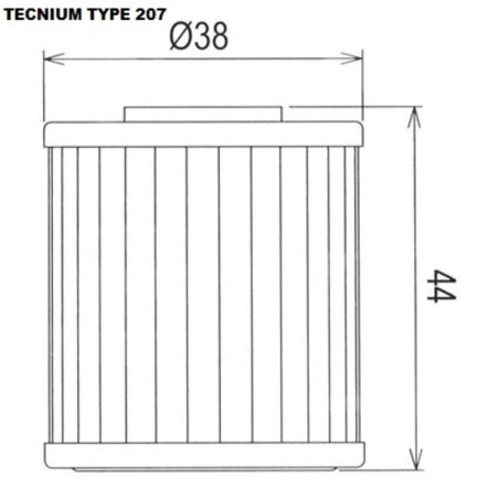 Filtro de aceite TECNIUM - 792800