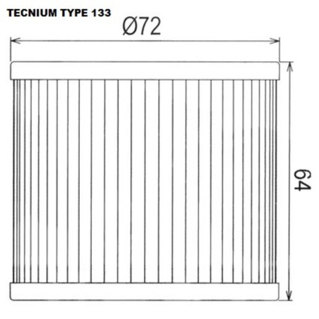 Filtro de aceite TECNIUM - 793805