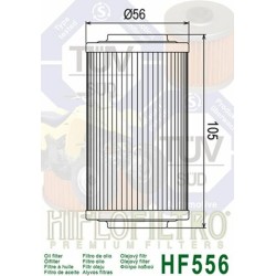 Filtro de aceite HIFLOFILTRO - HF556 2
