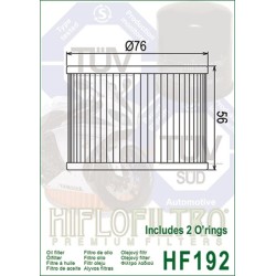 Filtro de aceite HIFLOFILTRO - HF192 2
