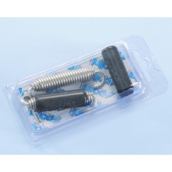 MUELLE ESCAPE POLINI ROTATIVO CON GOMA INOX L 67mm 228.0005