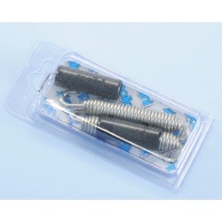 MUELLE ESCAPE POLINI ROTATIVO CON GOMA INOX L 79mm 228.0006