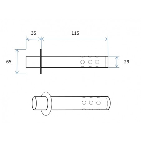 DB Killer IXIL para silenciador Conical Small Holes - OV15-4