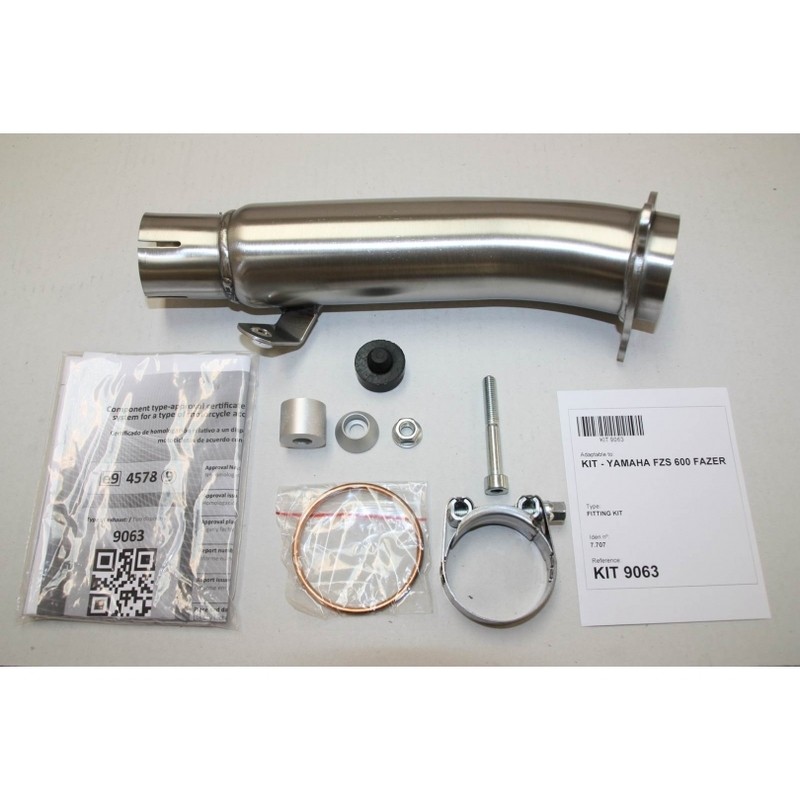 Silenciador IXIL Hexoval Xtrem acero inoxidable / aluminio negro - OY9063VSE