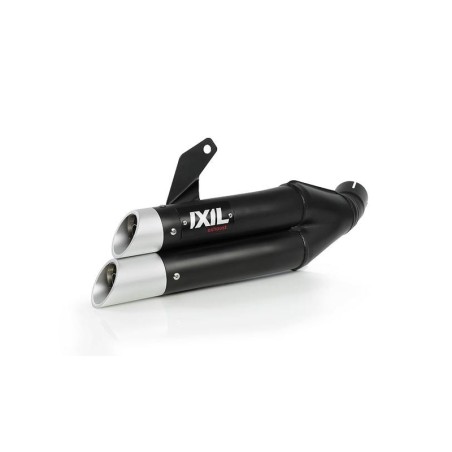 Silenciador IXIL Dual Hyperlow L3XB acero inoxidable negro / aluminio - XH6362XB