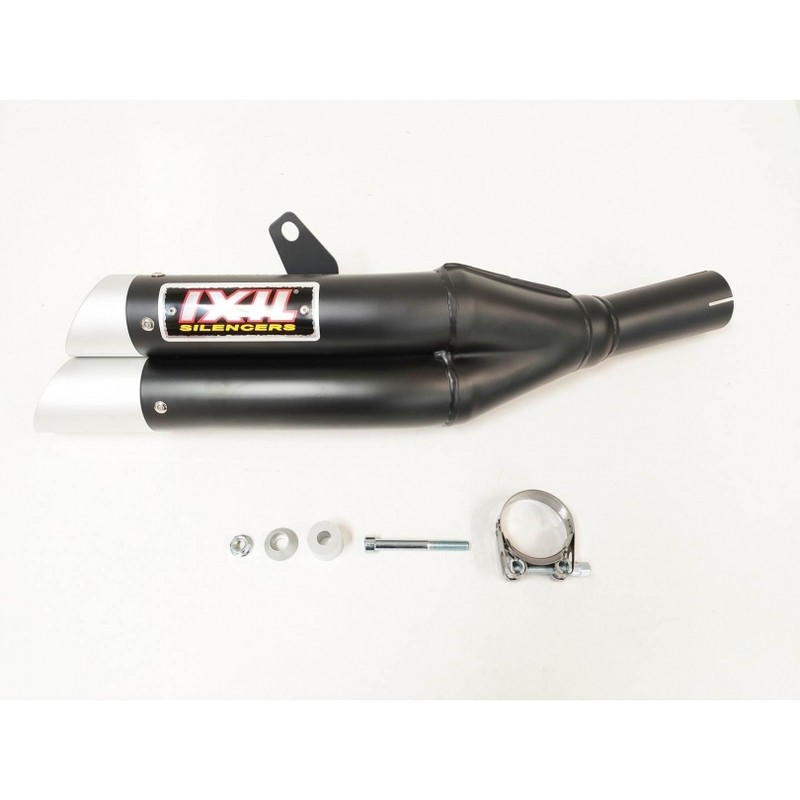 Silenciador IXIL Dual Hyperlow L3XB acero inoxidable negro / aluminio - XH6333XB