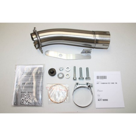 Silenciador IXIL Hexoval Xtrem acero inoxidable / aluminio negro - OY9090VSE