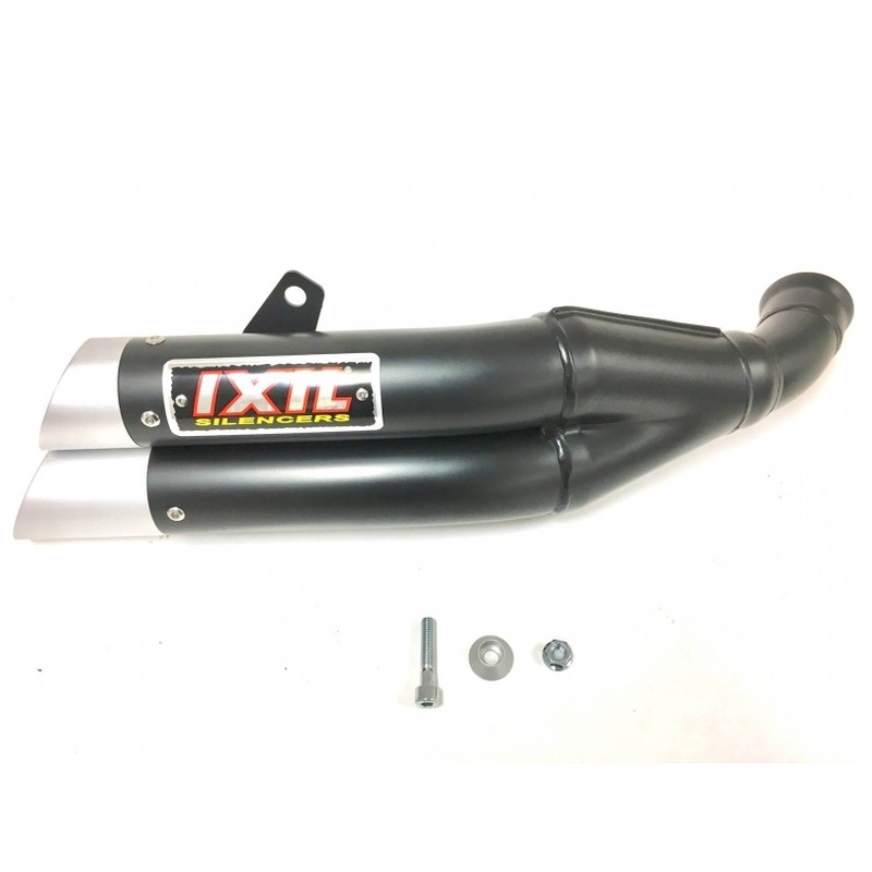 Silenciador IXIL Dual Hyperlow L3XB acero inoxidable negro / aluminio - XM3357XB