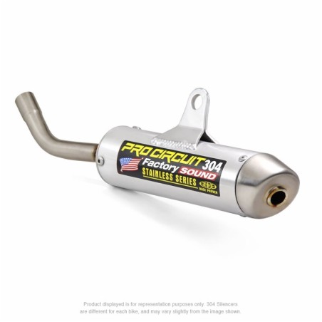 Silencioso Pro Circuit 304 KTM/Husqvarna: aluminio, tapa de acero inox