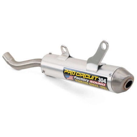 Silencioso Pro Circuit 304 Kawasaki KX125: Silencioso de aluminio, tapa de acero inox